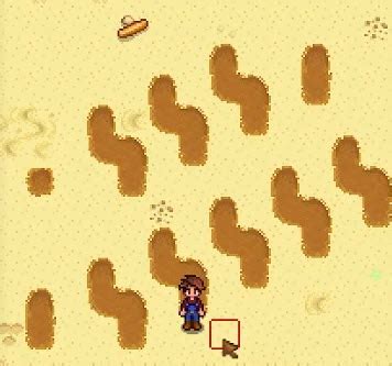 stardew valley clay farming pattern.